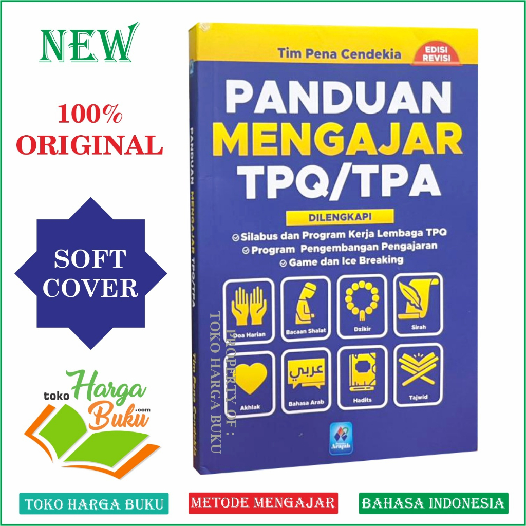 Foto Panduan Mengajar TPQ / TPA Edisi Revisi ORIGINAL Dilengkapi Silabus Pengajaran - Pustaka Arafah
