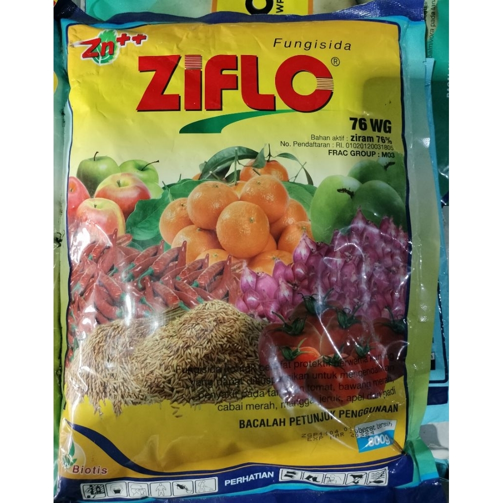 Fungisida Ziflo 76wg kemasan 800 gr