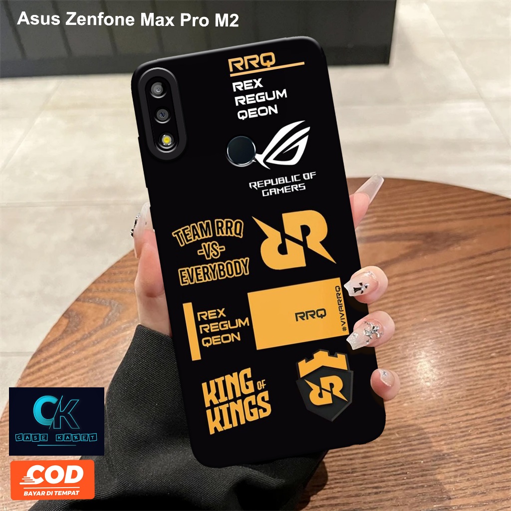 Case Asus Zenfone Max Pro M2 - Casing Gaming - Softcase Candy Case Full Color 3D Silikon TPU