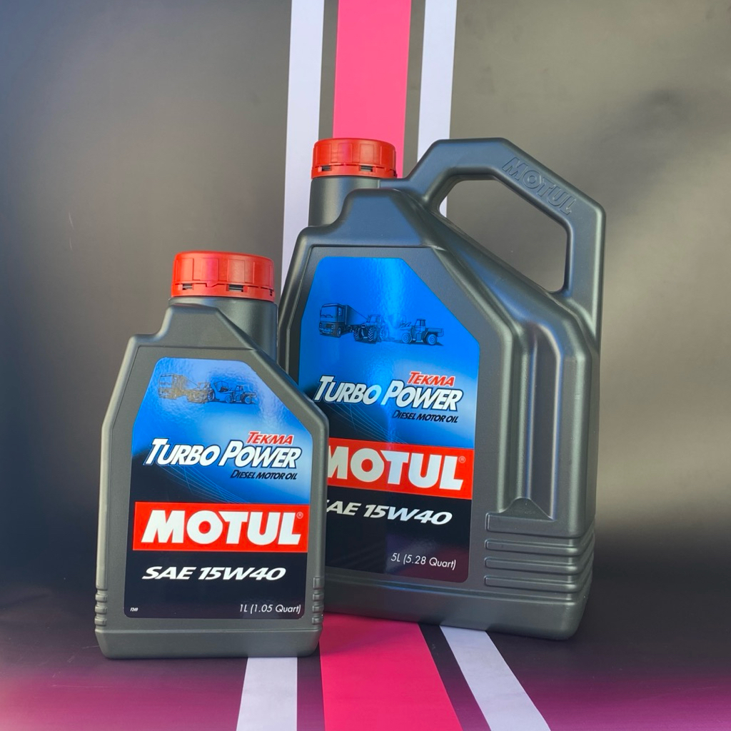 Motul Texma Turbo Power 15W40 Oli Mesin Diesel 5L/1L (Original 100%)