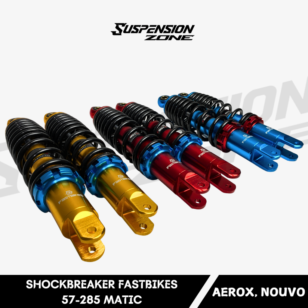FASTBIKES - Shockbreaker Motor Nouvo Aerox 285 MM Dual Matic Universal 57