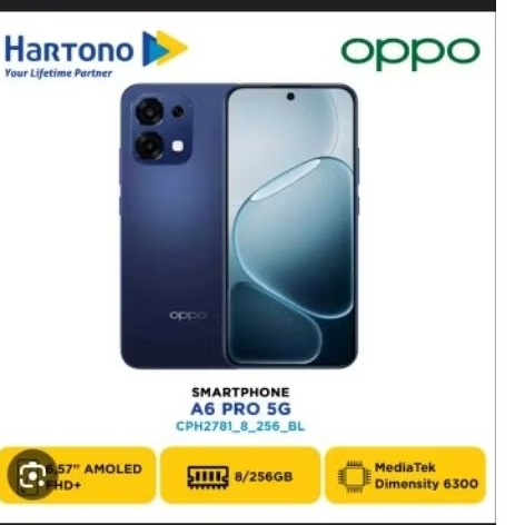 OPPO A6 Pro Second Fullset - Mulus, Original, Fullset