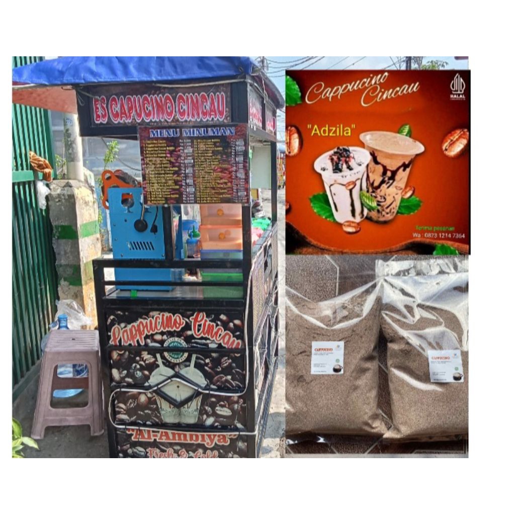 BUBUK CAPPUCINO CINCAU 500 G