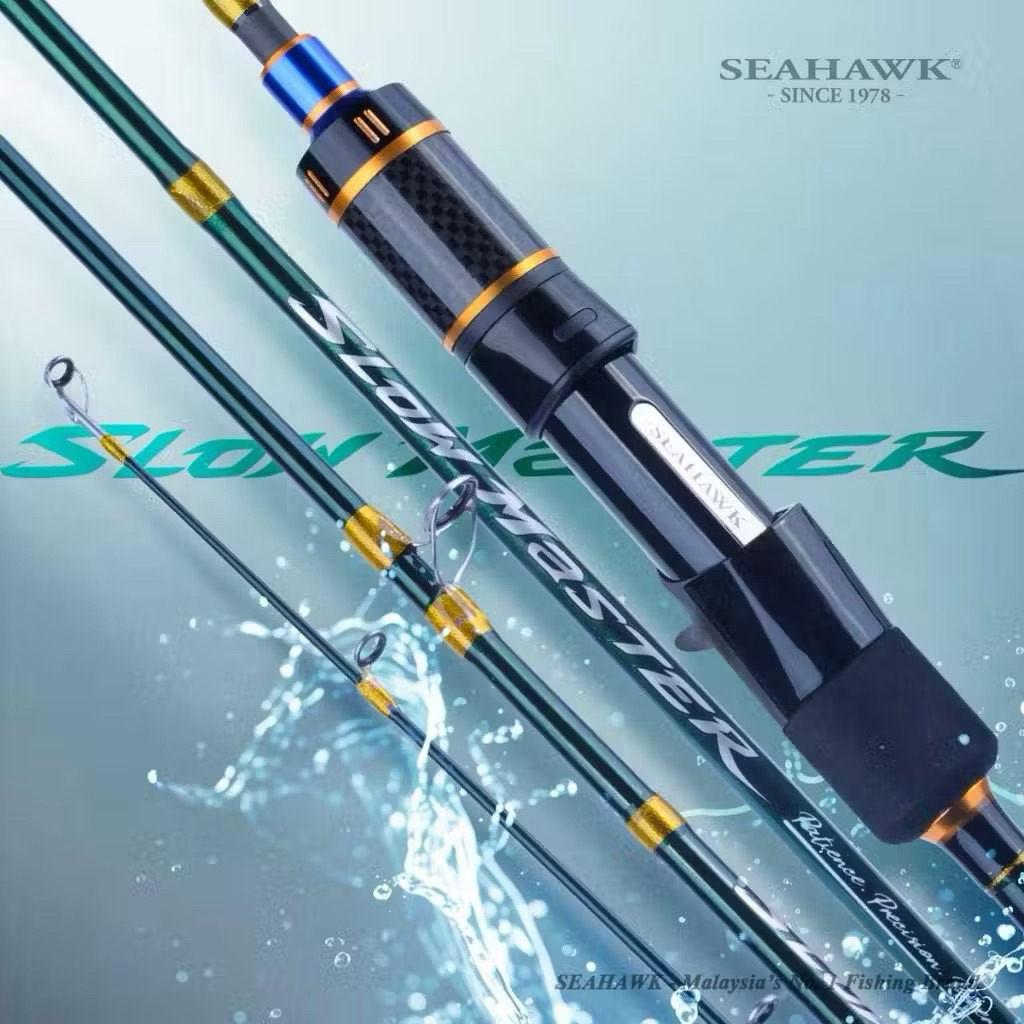JORAN SEAHAWK SLOW MASTER 632 (LENGKAP UKURAN) (SPIN & OH) PE 3/4/6 - (JIGGING BUTT JOINT) FUJI CARB