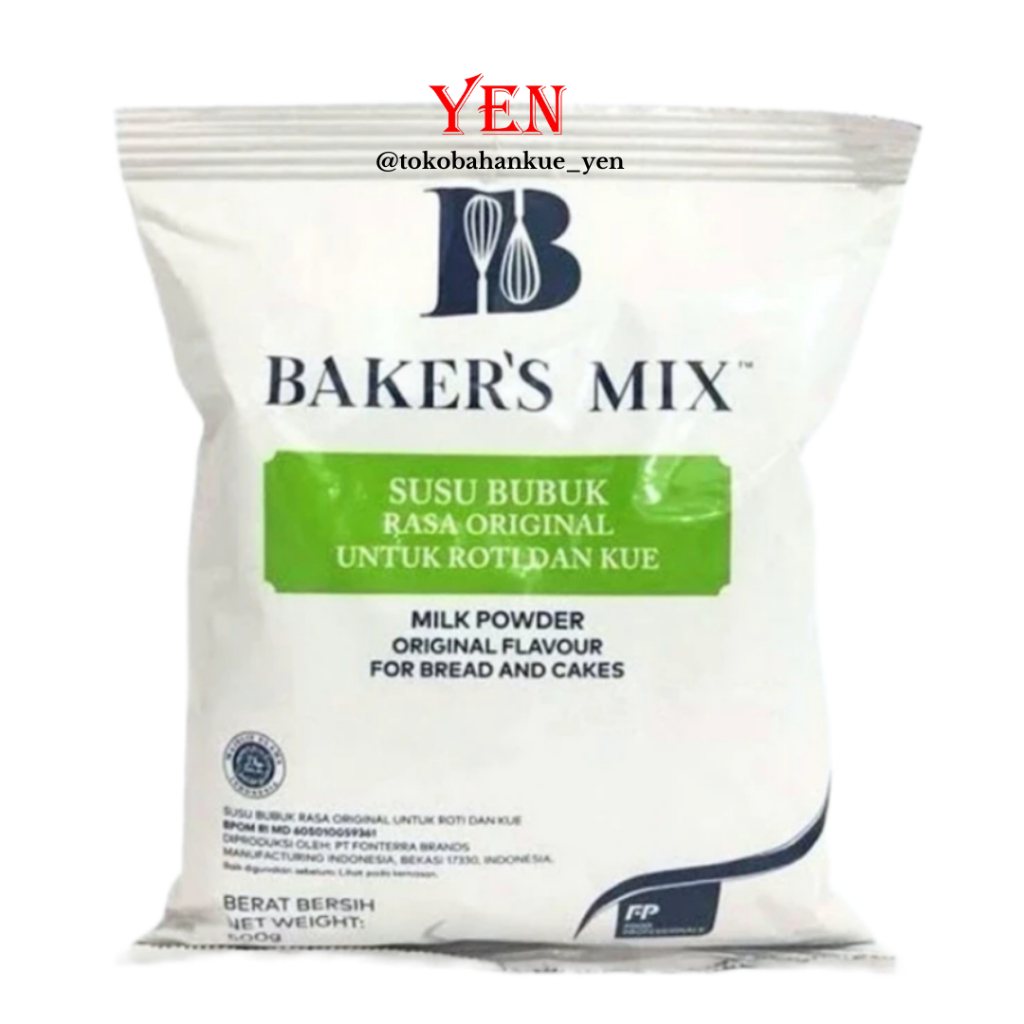 Anchor Bakers Mix Susu Bubuk 500gr - Kualitas Tinggi untuk Roti dan Kue by Fonterra (Anchor)