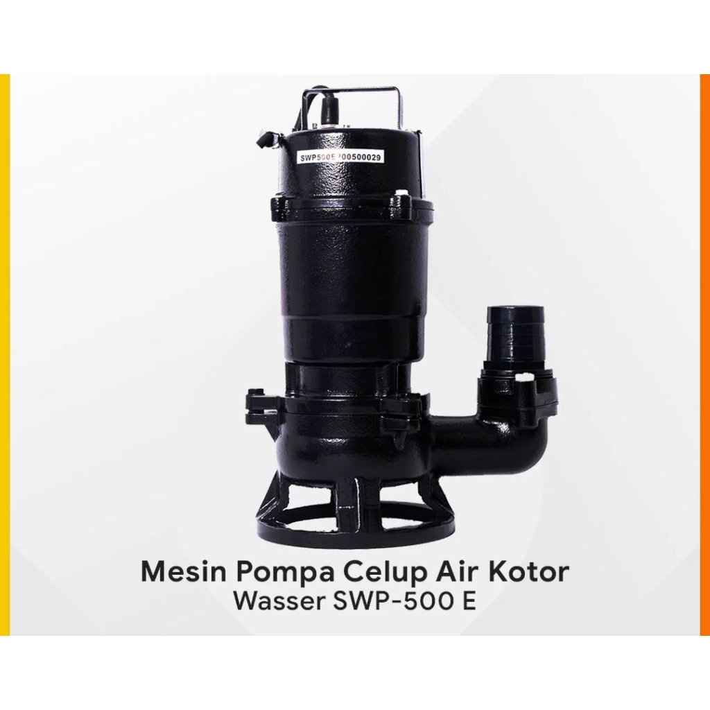 mesin pompa air celup sirkulasi air kotor WASSER SWP 500 E