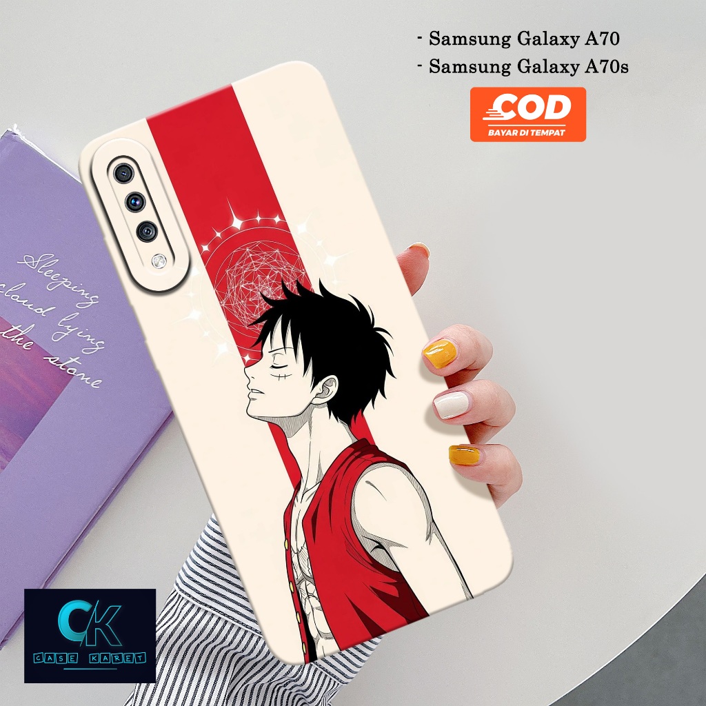 Case Samsung Galaxy A70 / A70s - Casing Anime - Softcase Candy Case Full Color 3D Silikon TPU