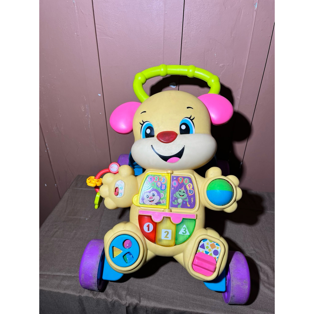 Preloved Puppy Walker Fisher Price