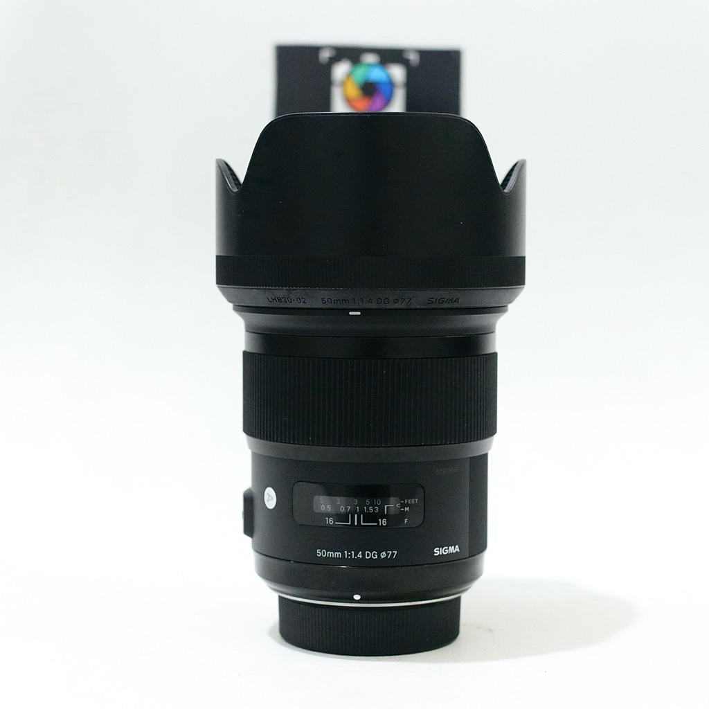 Lensa kamera sigma 50mm f1.4 art for nikon second