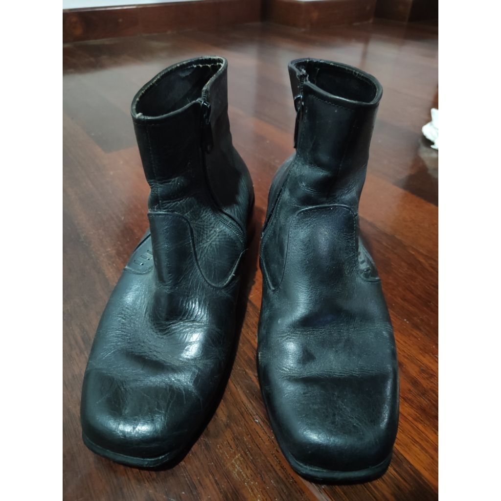 Sepatu Formal Kulit Sintetis Hitam Size 41