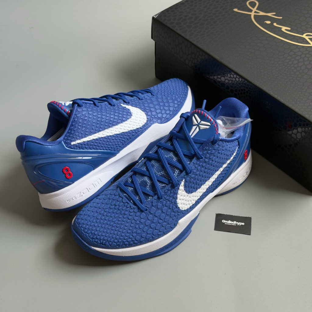 Nike Kobe 6 Protro Dodgers Game Royal | CW2190 400 (100% Original Resmi)