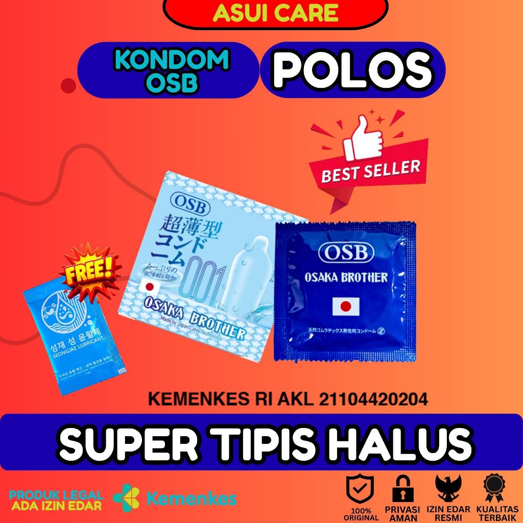 Kondom Gerigi Extreme Berduri 001 - Lidah Kucing OSB OSAKA BROTHER CONDOM