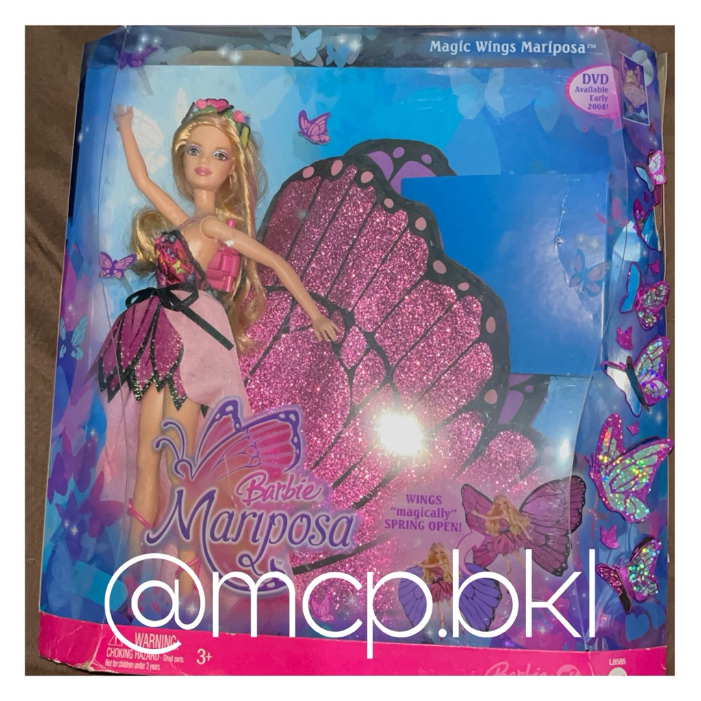 Barbie Magic Wing Mariposa NRFB