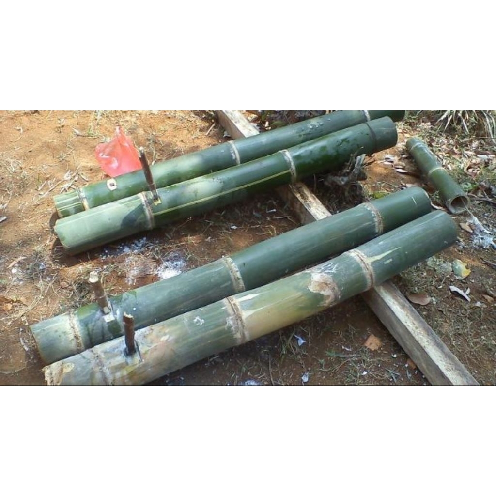 bambu meriam karbit/meriam bambu mainan anak 1meter