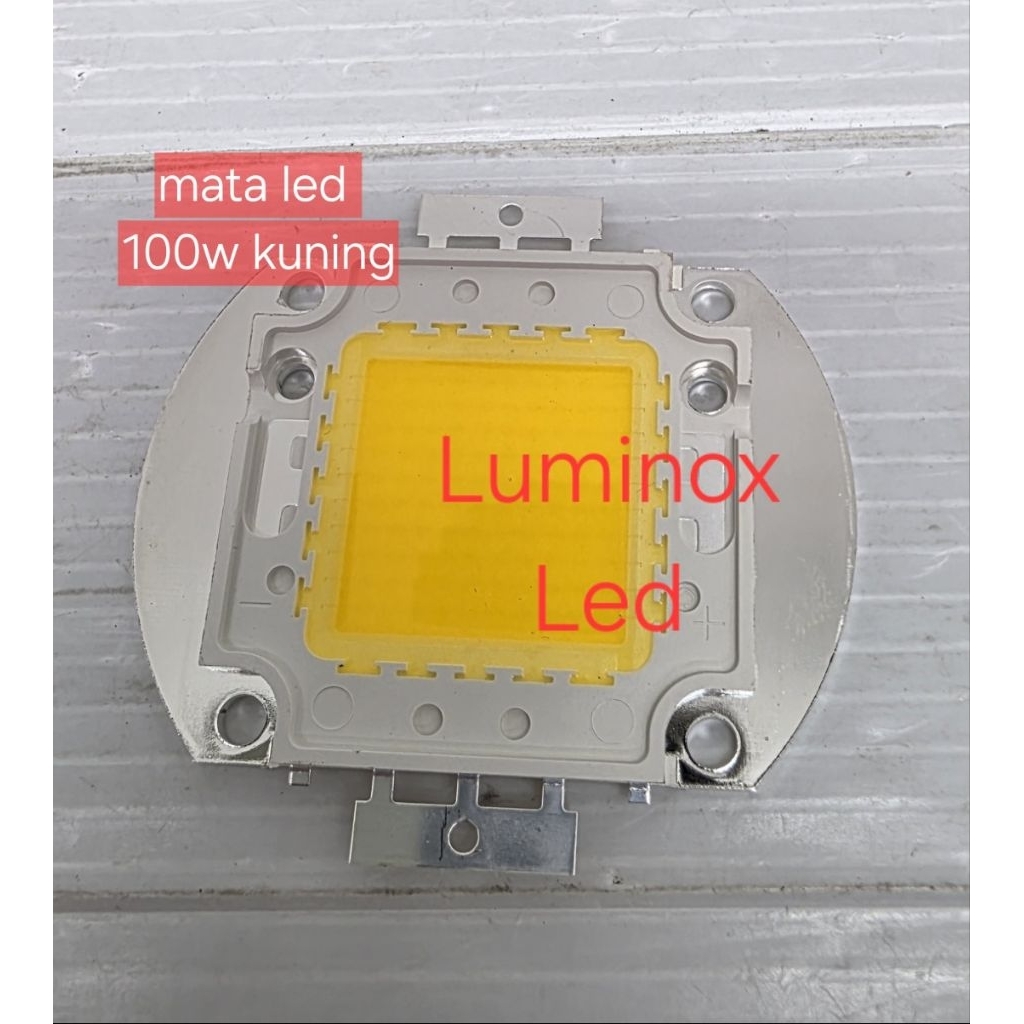 mata led cob 100w 100watt kuning -putih / chip led warmwhite 100w 100watt