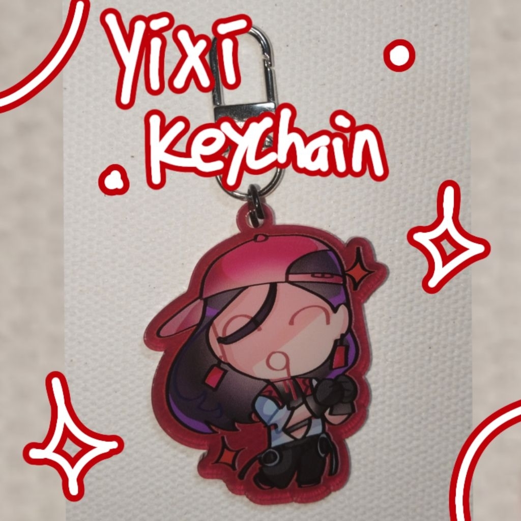 Yixi Keychain Translucent fanmerch (READ DESC)