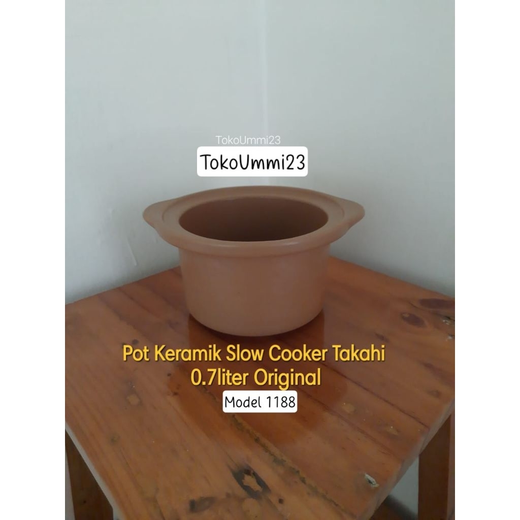 Takahi Hanya Pot Slow Cooker 0.7L New