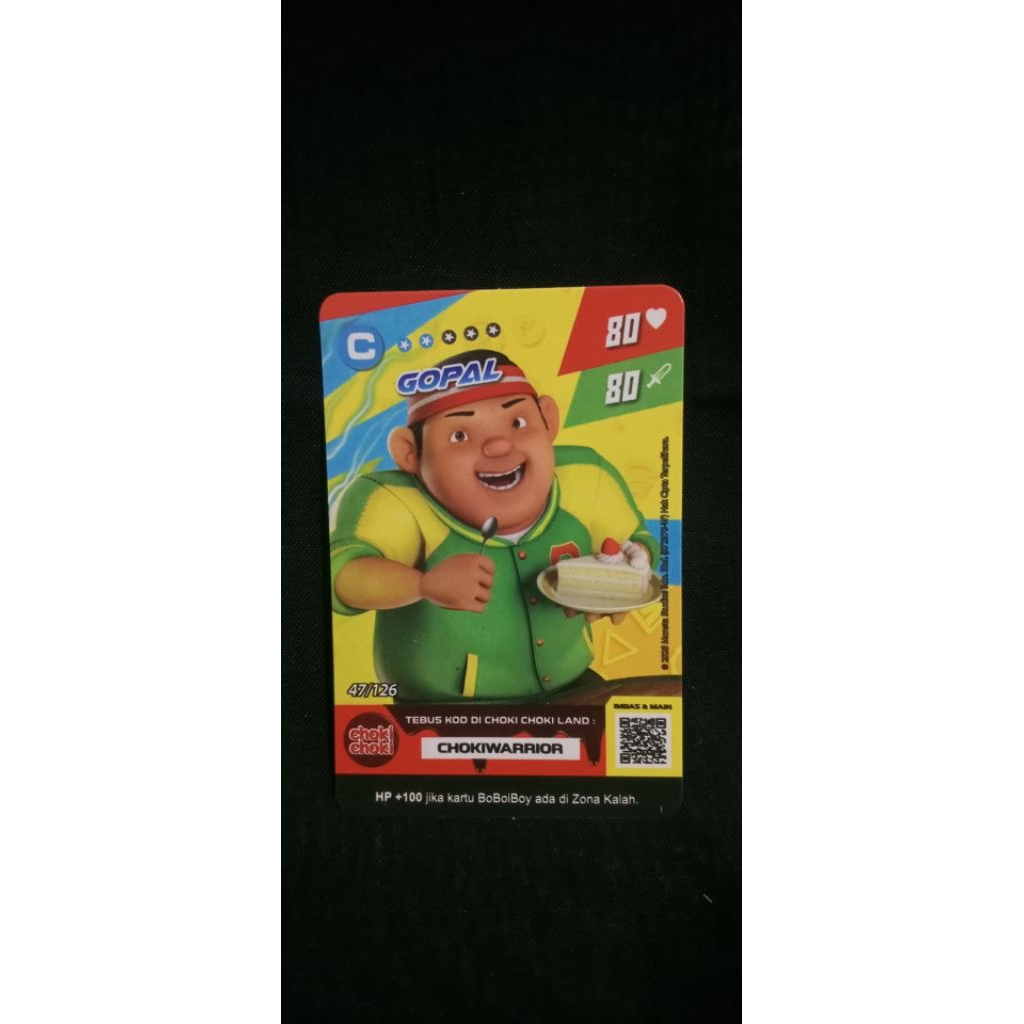 Kartu Boboiboy GOPAL