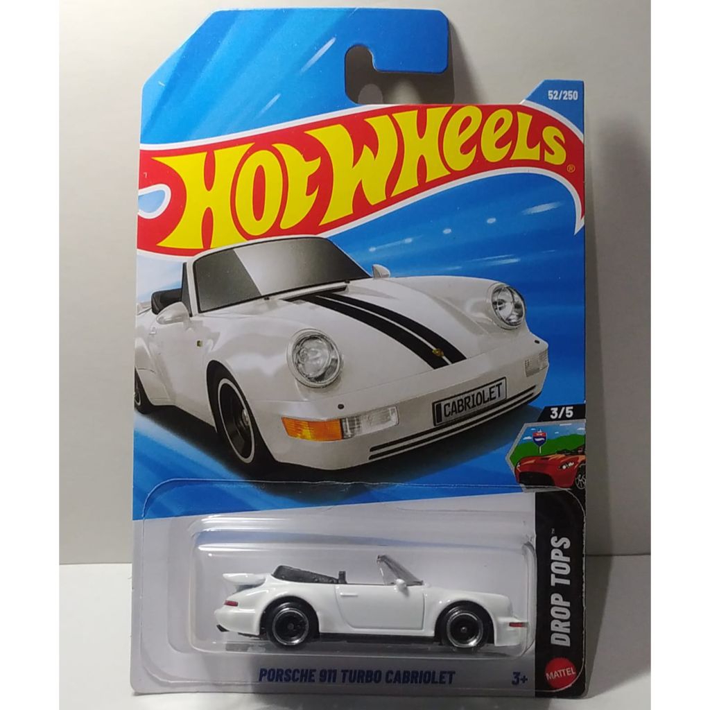 HOT WHEELS PORSCHE 911 TURBO CABRIOLET PUTIH