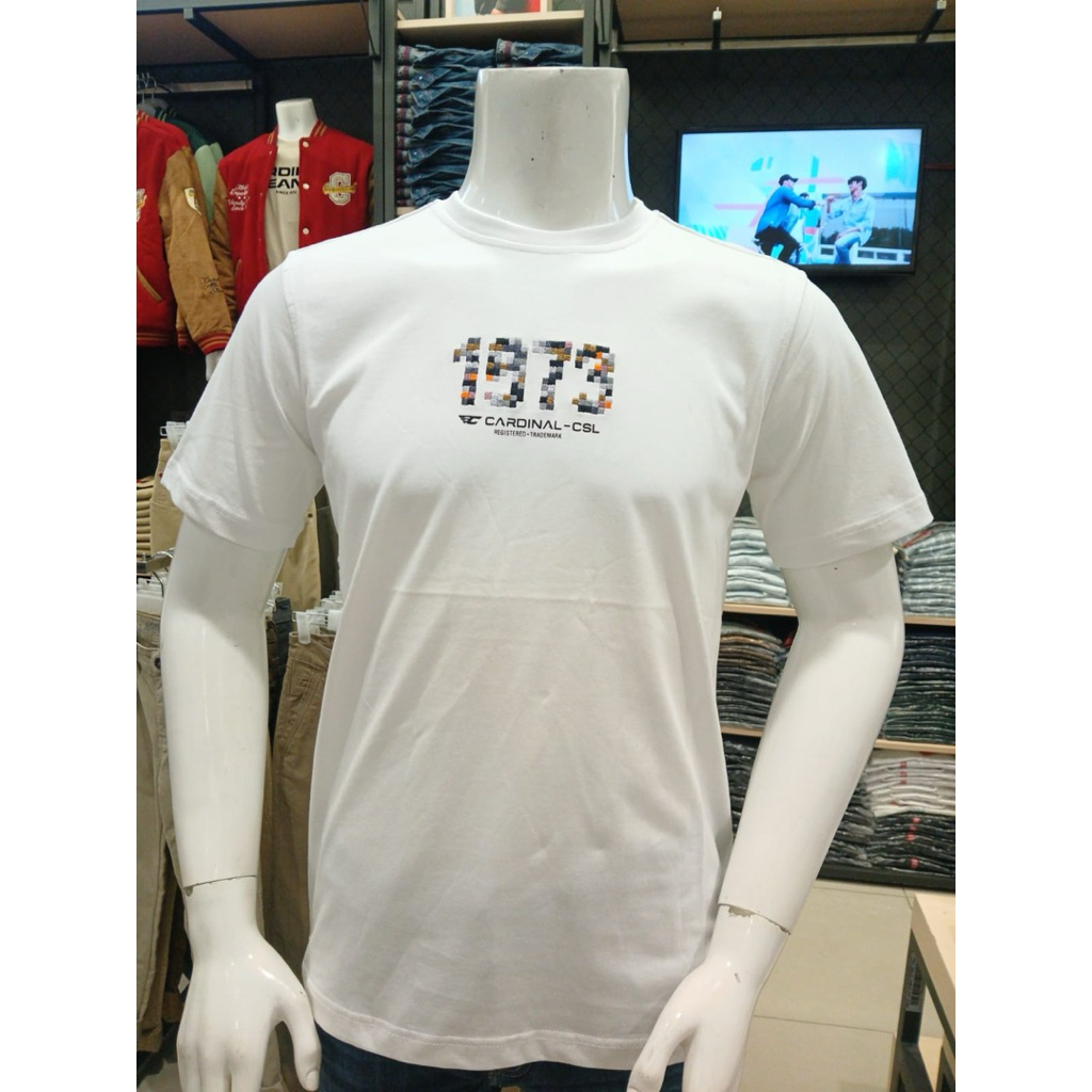 KAOS CARDINAL CASUAL ORIGINAL REGULER PUTIH