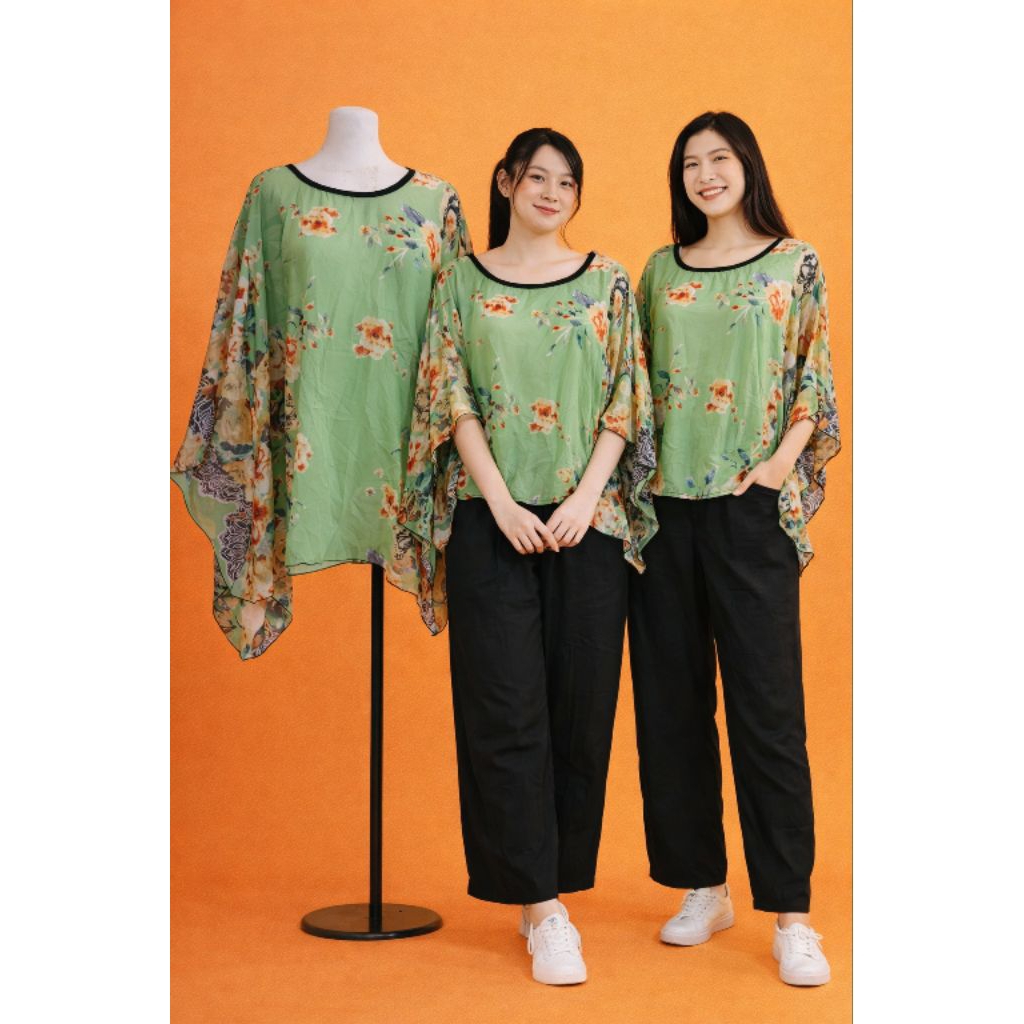 NEW BLOUSE SIFON JUMBO ALL SIZE