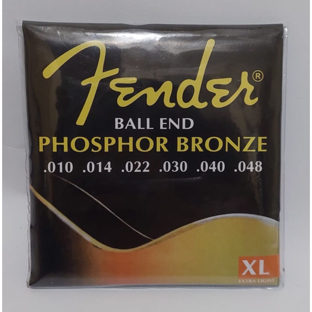 Senar Gitar Akustic Fender Ball End Phosphor Bronze 0.10 - Senar Gitar Fender Phosphor 0.10