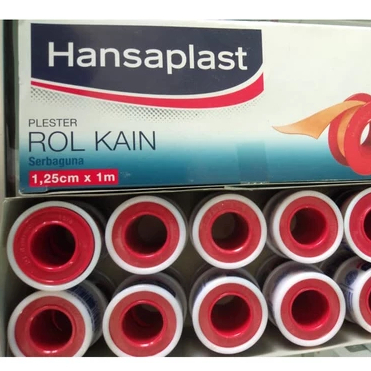 Hansaplast Plester Luka Roll Kain 1,25 x 1m (BOX 20 roll)