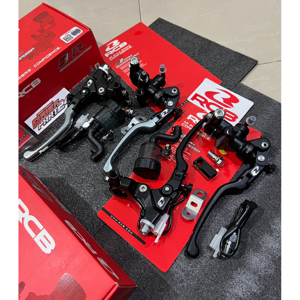 Master Rem RCB S1 14mm/17mm Dan Kopling Tipe S1 hitam& grey titanium Bisa Di Aplikasikan Ke semua mo