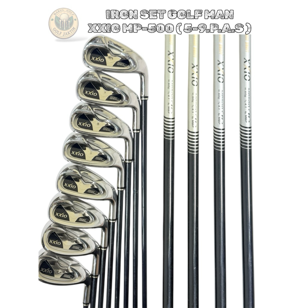 Stick Golf Iron Set XXIO MP-500 Bekas Original – Shaft Graphite Fleks R Second 8 Pcs