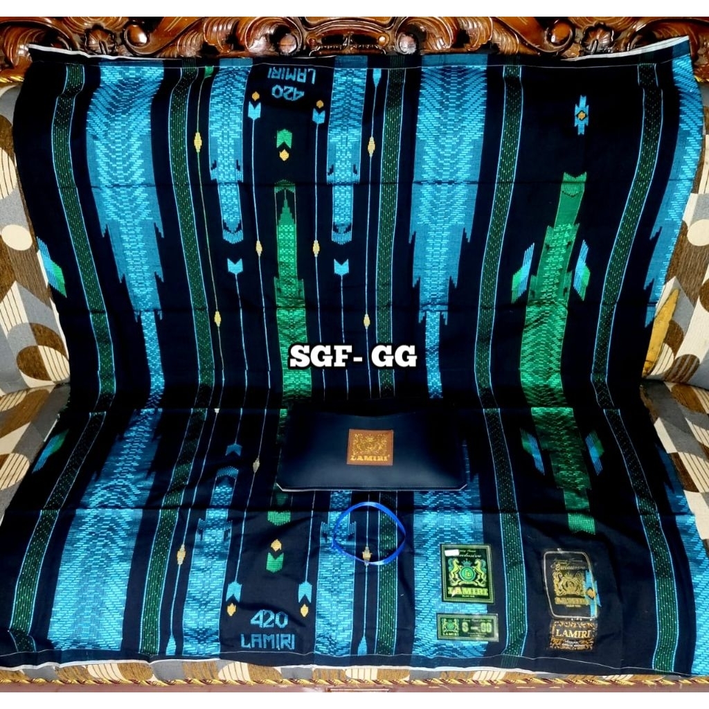 Sarung LAMIRI FULL SUTRA 420 Motif SGF SGE SGL SGA Mix GOLD