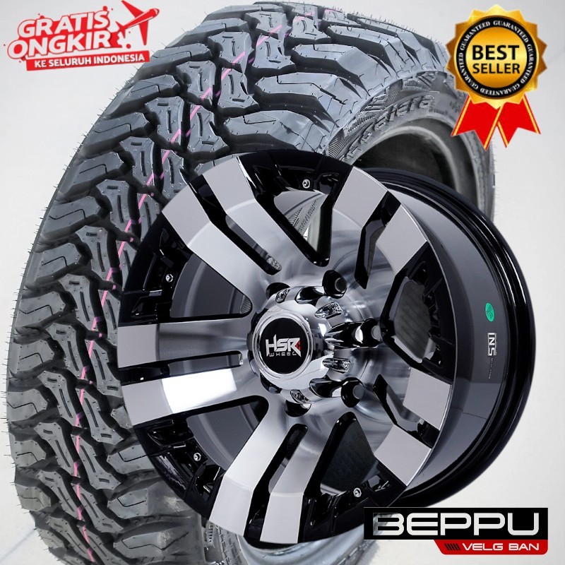 Paket Velg Plus Ban Hsr Sakana Ring 15 ban 31x10,50 accelera mt