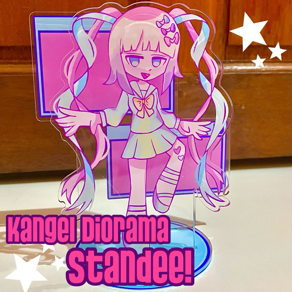 Fanmerch diorama acrylic standee needy streamer overload needy girl overdose nso (kangel)