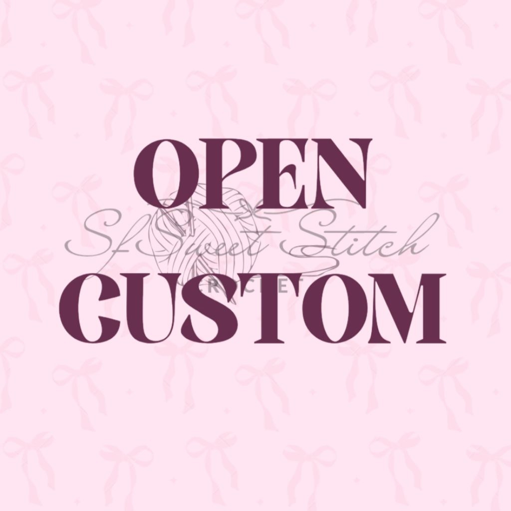 custom rajut keychain, plushie, bag, pouch, dll (TOLONG BACA DESKRIPSI ‼️)