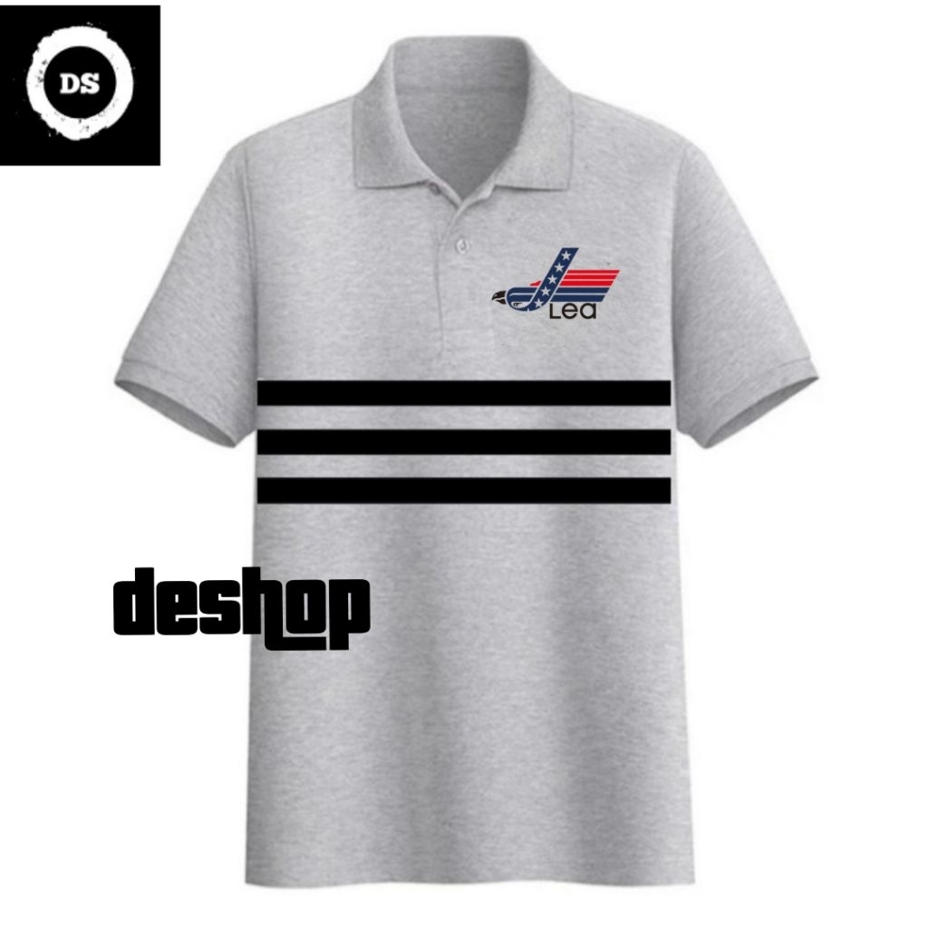 Tshirt - Polo Shirt - Kaos Polo - Kaos Kerah - Baju Kerah - Lea
