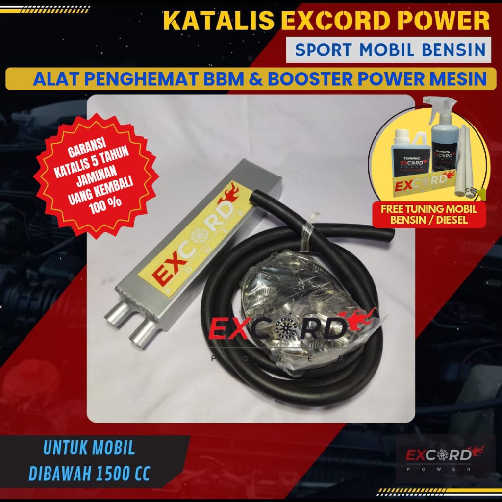 (PROMO FREE TUNING MOBIL BENSIN/DIESEL) KATALIS SPORT PENGHEMAT BBM DAN BOOSTER POWER UNTUK MOBIL BE