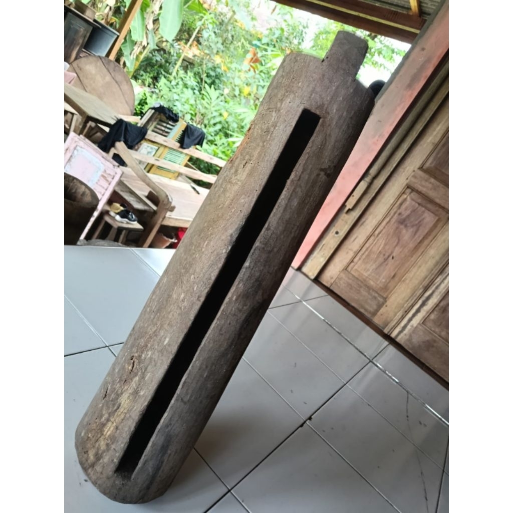 Kentongan kayu lawas barang djadoel klasik antik