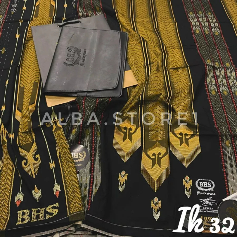 Sarung Atlas Super Premium Gold Silver Mewah Sarung BHS MASTERPIECE SGE SGF SGD SGA SGW Gold Origina