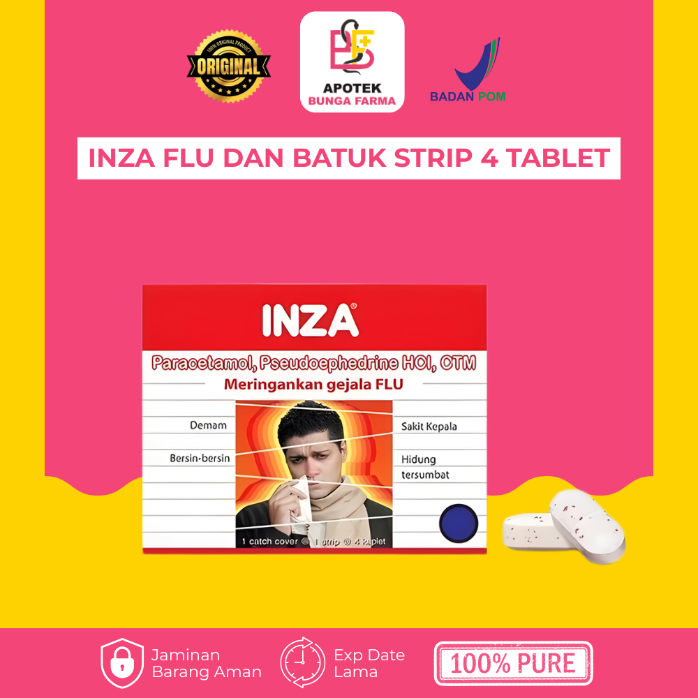 INZA - Obat Flu dan Batuk - Meringankan Gejala Flu