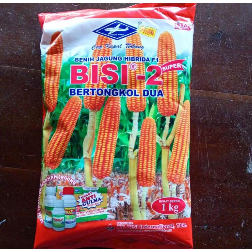 BENIH JAGUNG HIBRIDA BISI 2 1 KG / JAGUNG HIBRIDA BISI 2 1KG CAP KAPAL TERBANG
