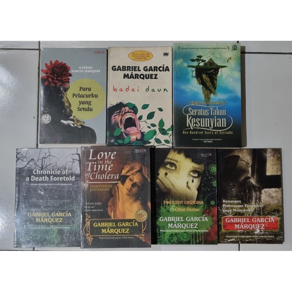 Novel Gabriel Garcia Marquez Preloved Original | Para Pelacurku yang Sendu | Seratus Tahun Kesunyian