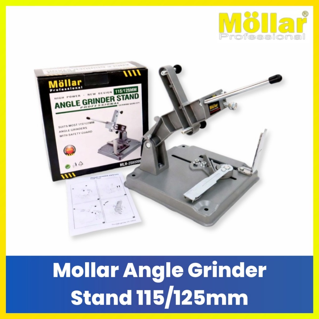 Mollar Stand Gerinda Tangan 115/125mm Konverter Gerinda Duduk untuk DIY Proyek/Dudukan gerinda