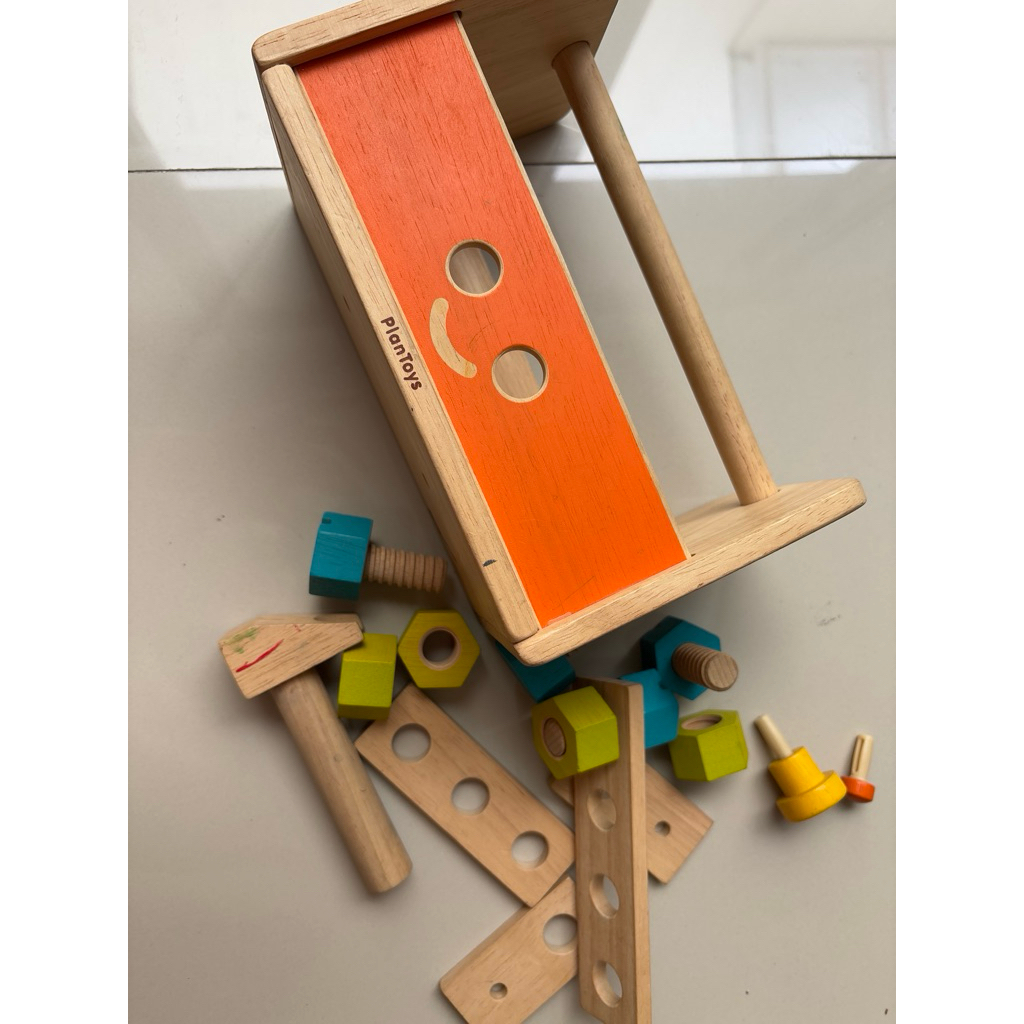 preloved wooden toys merk plantoys