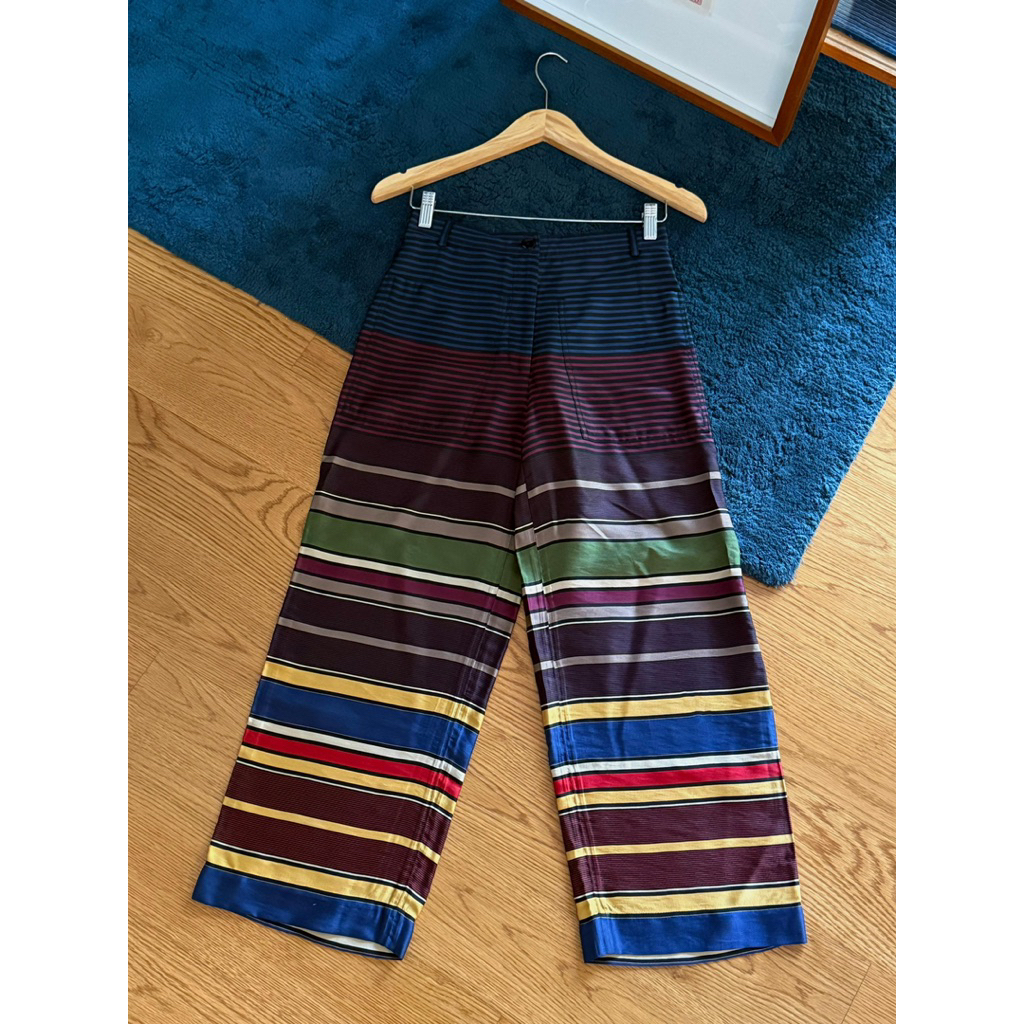 Private Eyes - Dries Van Noten Striped Culottes