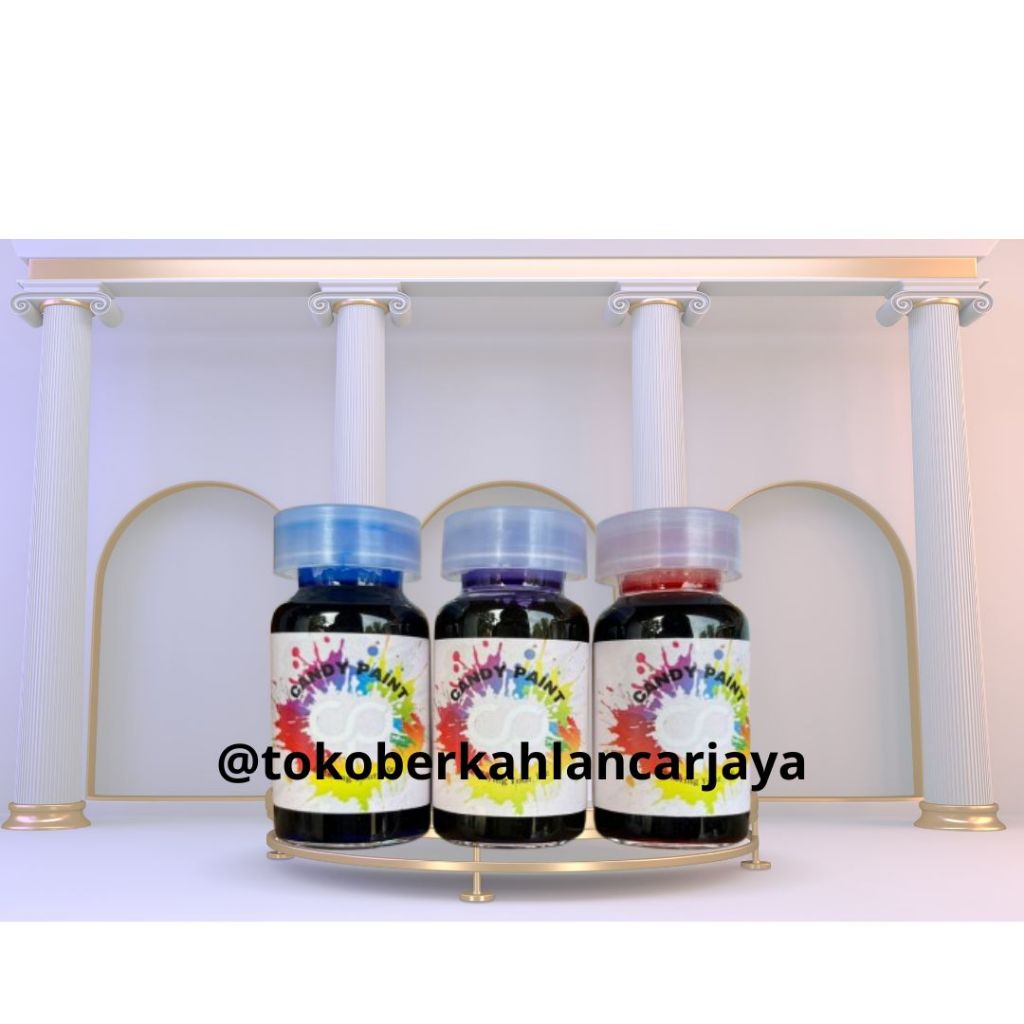 (OLES) 12,5 ML CAT CANDY PAINT CAT OLES CAT CANDY CHROME PAINT PEWARNA OLES