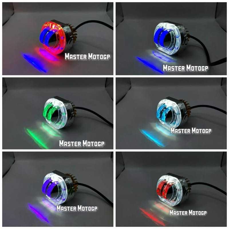 proji deymaker 2 lensa 2,5 inch proyektor daymaker biled ala ala projie biled 2 lensa mini 2.5inch w