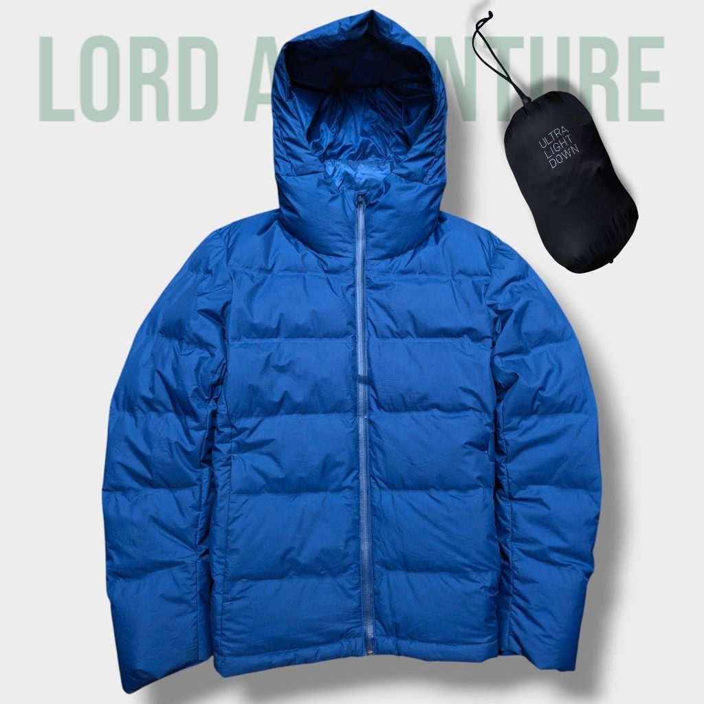 jaket bulu angsa Uniqlo Seamless Down jacket 3D cut black bulang lightweight fp800 waterproof gorpco