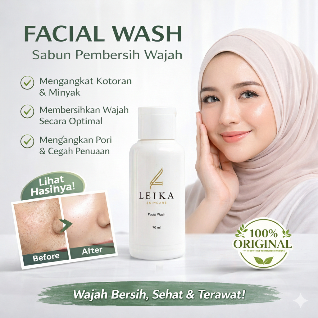 Sabun Penghilang Flek Hitam Leika Skincare Penghilang Flek Hitam di Wajah BPOM Sabun Flek Hitam Pria