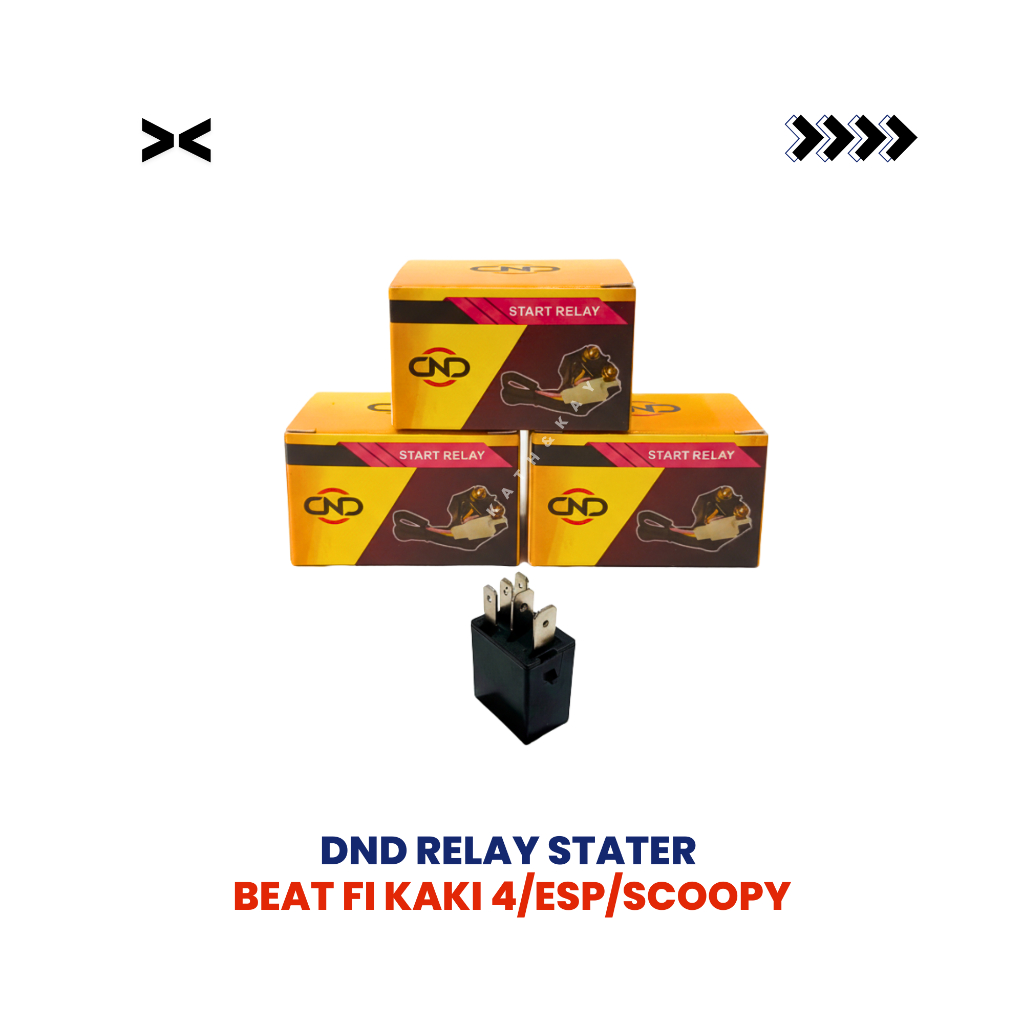 DND Relay Stater / Relay Starter  / Switch Starter Honda Beat FI / Beat ESP / Scoopy – Motor Kaki 4