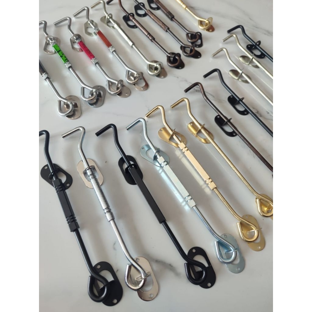 12 PCS Hak Angin Jendela 20 cm motif Cantolan Jendela / Pengait Jendela Window Hook harga / lusin