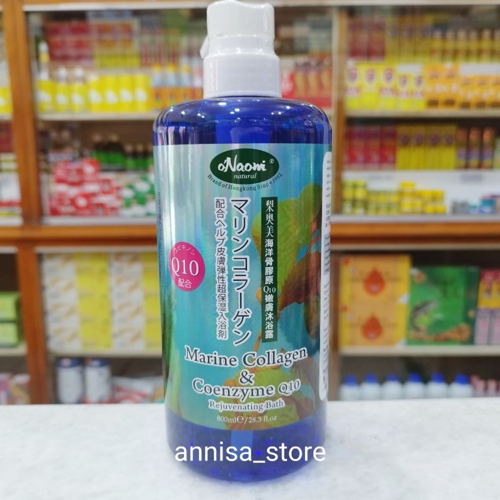 O Naomi Marine Collagen Coenzym Q10 Sabun Mandi Rejuvenating Bath Kulit Alergi Sensitif Sabun Gatal 